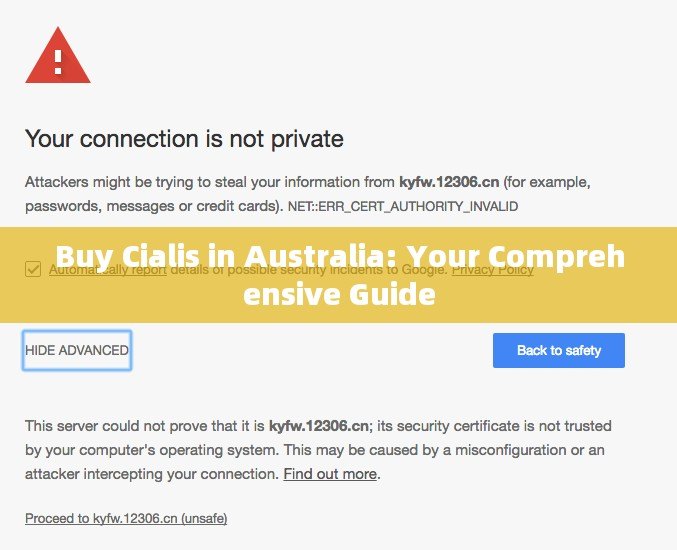 Buy Cialis in Australia: Your Comprehensive Guide