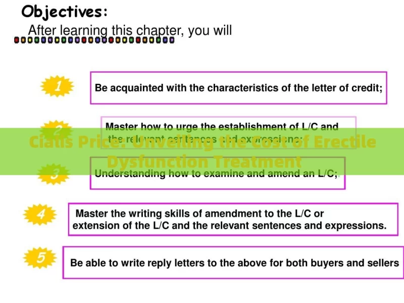 Cialis Price: Unveiling the Cost of Erectile Dysfunction Treatment