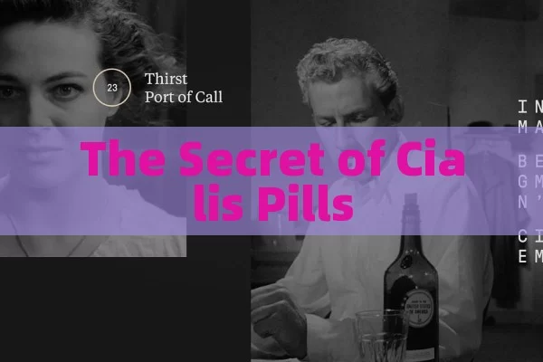 The Secret of Cialis Pills