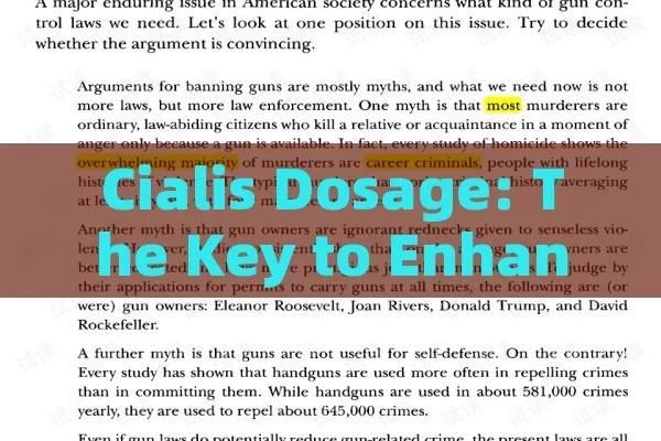 Cialis Dosage: The Key to Enhanced Performance,Optimal Cialis Dosage: A Guide to Effective Use