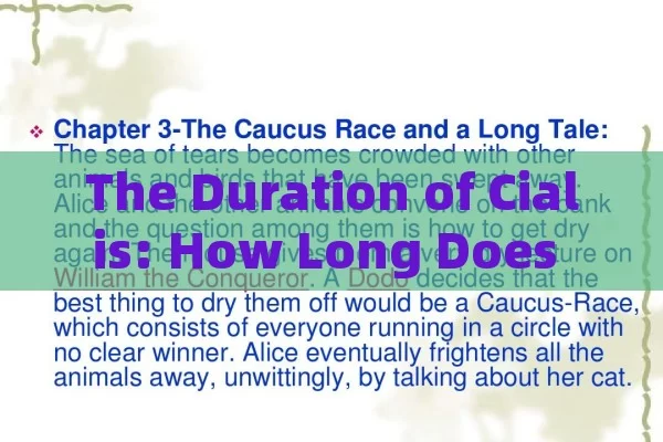 The Duration of Cialis: How Long Does It Last?, How Long Does Cialis Last? Uncover the Truth