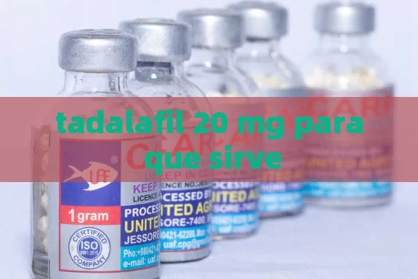 tadalafil 20 mg para que sirve