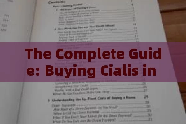 The Complete Guide: Buying Cialis in Spain