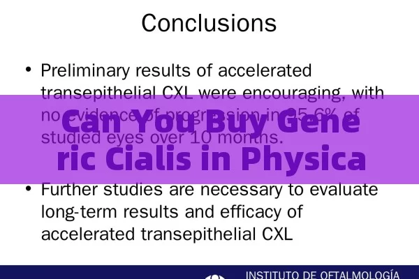 Can You Buy Generic Cialis in Physical Pharmacies?